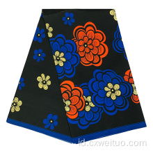 100% Polyester Wax Dicetak Kain Afrika